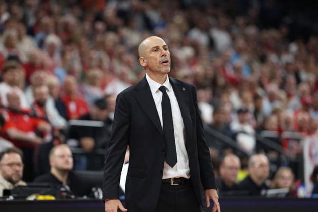 Joan Panarroya, Partizan Belgrade, Head Coach, GER, FC Bayern Basketball vs. Partizan Mozzart Bet Belgrade, Basketball, EuroLeague, Matchday 3, 2026–2027 Season, October 2, 2026, GER, FC Bayern Basketball vs. Partizan Mozzart Bet Belgrade, Basketball, EuroLeague, Matchday 3, 2026–2027 Season, October 2, 2026, Munich Copyright: xEibner-Pressefoto JennixMaulx EP_JML