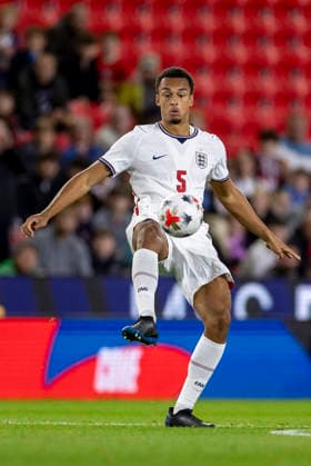 RECORD DATE NOT STATED 2nd October 2026; bet365 Stadium, Stoke-on-Trent, England; UEFA U21, U 21 Championship Qualification Football, England U21 versus Slovakia U21; Ashley Phillips of England TimxWilliams