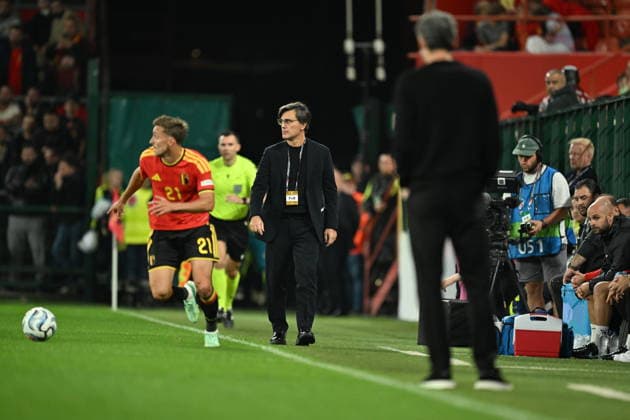 Belgium v Turkiye - UEFA Nations League LIEGE, BELGIUM - OCTOBER 02: Head coach of Turkiye, Vincenzo Montella follows the UEFA Nations League A match between Belgium and Turkiye at Maurice Dufrasne Stadium in Liege, Belgium on October 02, 2026. Mustafa Yalcin Anadolu Liege Belgium. Editorial use only. Please get in touch for any other usage.  Copyright: x2026xAnadoluxMustafaxYalcinx