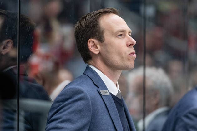 Tyler Haskins, Head Coach, Grizzlys Wolfsburg Profile, GER, Augsburger Panther vs. Grizzlys Wolfsburg, Ice Hockey, DEL, 2026–2027 Season, Matchday 4, October 2, 2026. Photo: HMB Media, Heike Feiner Copyright: HMBxMedia HeikexFeiner