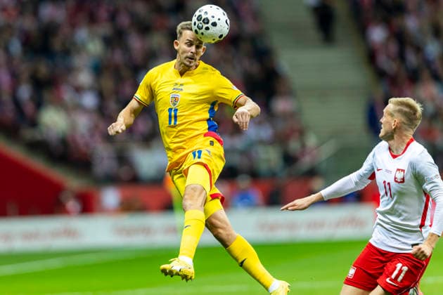 Poland v Romania - UEFA Nations League 2026 27 Nicusor Bancu, Karol Swiderski during the UEFA Nations League 2026 27 group phase match between Poland and Romania in Warsaw,Poland on October 2, 2026 Warsaw Poland  Copyright: xAndrzejxIwanczukx originalFilename:iwanczuk-polandvr261002_npwHb.jpg