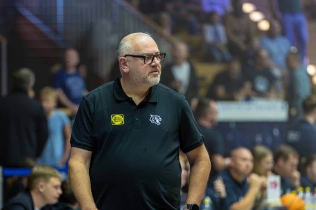 Felix Banobre, Head Coach of the Tigers Tübingen, Headshot, GER, HAKRO Merlins Crailsheim vs. Tigers Tübingen, Basketball, 2nd Basketball Bundesliga, Pro A, Matchday 2, 2026–2027 Season, October 2, 2026, GER, HAKRO Merlins Crailsheim vs. Tigers Tübingen, Basketball, 2nd Basketball Bundesliga, Pro A, Matchday 2, 2026–2027 Season, October 2, 2026, Ilshofen Copyright: xEibner-Pressefoto JanixPlessx EP_JPL