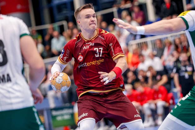 October 2, 2026, Matchday 6 of the 2nd Handball Bundesliga, TuSEM Essen vs. SC DHfK Leipzig, Max Neuhaus, TuSEM Essen 37, NRW, Germany