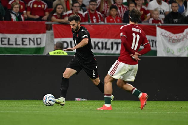 IPA89231302 - Otar Kakabadze (Georgia) during the Nations League, Matchday 3, League B Group B2, between Hungary and Georgia, on October 2, 2026, at the Puskás Arena in Budapest, Hungary  Copyright: xVincenzoxOrlando IPAxSportx xx IPA89231302