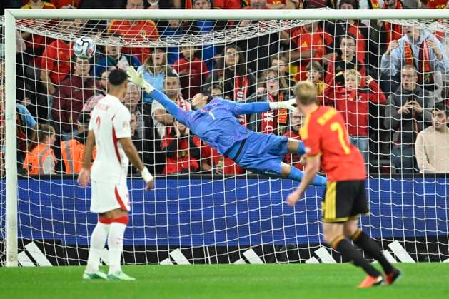 Belgium v Turkey - UEFA Nations League 2026 LIEGE, BELGIUM - OCTOBER 02 : De Bruyne Kevin forward of Belgium scores a goal during the UEFA Nations League tournament league phase matchday 3 group A1 match between Belgium and Turkey on October 2, 2026 in Liege, Belgium, 02 10 2026 Liege Belgium  Copyright: xNicoxVereeckenx