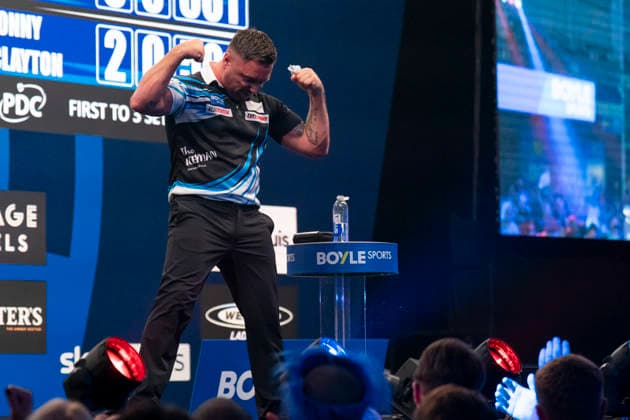 2026 BOYLE Sports World Grand Prix Gerwyn Price defeats Jonny Clayton 3-2 during the 2026 Boyle Sports World Grand Prix Quarter-Finals at Mattioli Arena, Leicester, United Kingdom on 2 October 2026 Credit: Alex Young Every Second Media Editorial use only. All images are copyright Every Second Media Limited. No images may be reproduced without prior permission. Copyright: xIMAGO EveryxSecondxMediax ESM-2197-0040 AlexxYoungx xEveryxSecondxMediax