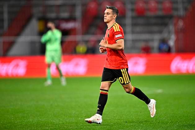 Belgium v Turkey - UEFA Nations League 2026 LIEGE, BELGIUM - OCTOBER 02 : Trossard Leandro forward of Belgium during the UEFA Nations League tournament league phase matchday 3 group A1 match between Belgium and Turkey on October 2, 2026 in Liege, Belgium, 02 10 2026 Liege Belgium  Copyright: xTomasxSiskx
