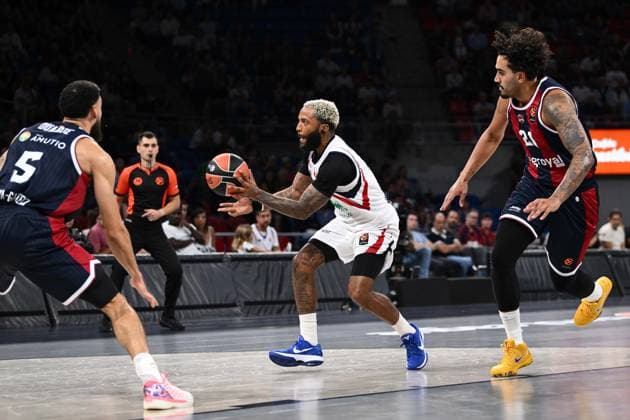 RJ Cole Kosner Baskonia Vitoria-Gasteiz - Armani Olimpia Milano EuroLeague 2026-27 Vitoria-Gasteiz, 02 10 2026 Foto M.Ceretti Ciamillo-Castoria Vitoria-Gasteiz Copyright: xMassimoxCerettix