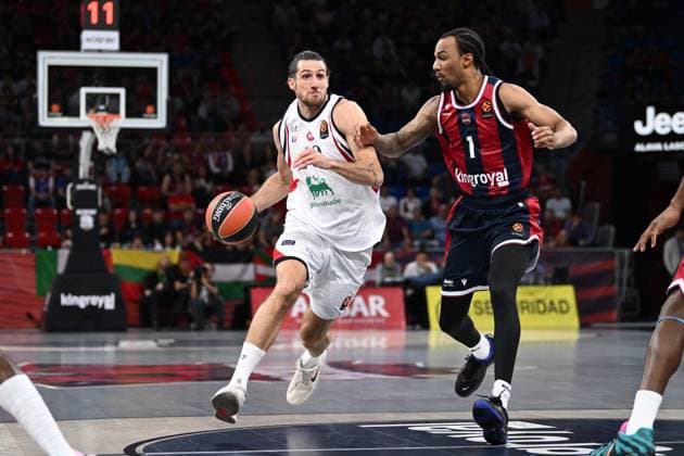 Leandro Bolmaro Kosner Baskonia Vitoria-Gasteiz - Armani Olimpia Milano EuroLeague 2026-27 Vitoria-Gasteiz, 02 10 2026 Foto M.Ceretti Ciamillo-Castoria Vitoria-Gasteiz Copyright: xMassimoxCerettix
