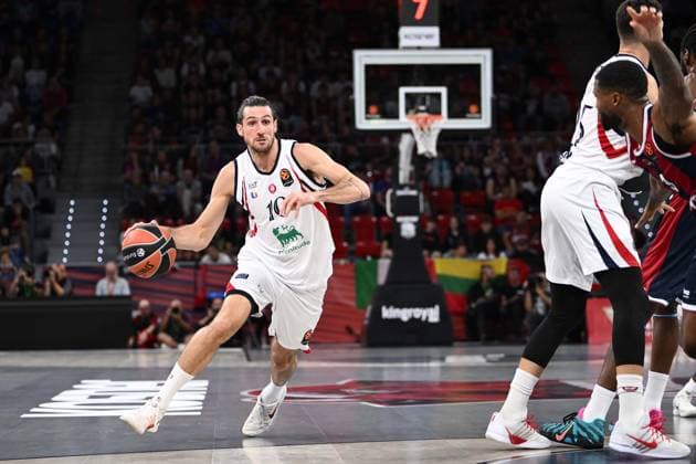 Leandro Bolmaro Kosner Baskonia Vitoria-Gasteiz - Armani Olimpia Milano EuroLeague 2026-27 Vitoria-Gasteiz, 02 10 2026 Foto M.Ceretti Ciamillo-Castoria Vitoria-Gasteiz Copyright: xMassimoxCerettix