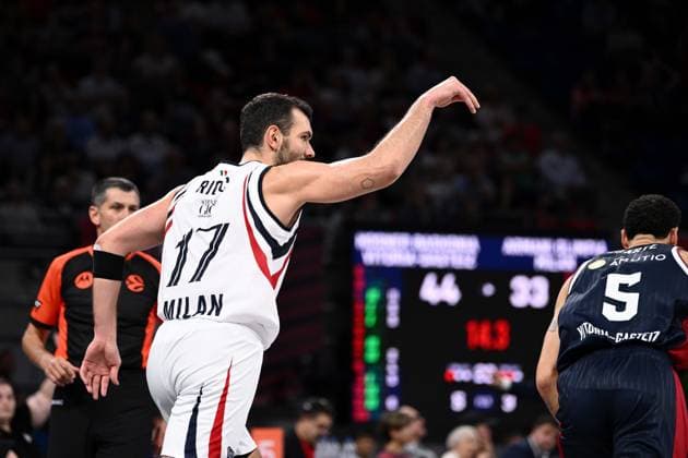 Giampaolo Ricci Kosner Baskonia Vitoria-Gasteiz - Armani Olimpia Milano EuroLeague 2026-27 Vitoria-Gasteiz, 02 10 2026 Foto M.Ceretti Ciamillo-Castoria Vitoria-Gasteiz  Copyright: xMassimoxCerettix
