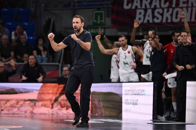 Giuseppe Peppe Poeta Kosner Baskonia Vitoria-Gasteiz - Armani Olimpia Milano EuroLeague 2026-27 Vitoria-Gasteiz, 02 10 2026 Foto M.Ceretti Ciamillo-Castoria Vitoria-Gasteiz  Copyright: xMassimoxCerettix