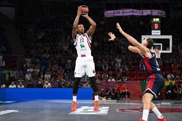 Devon Hall Kosner Baskonia Vitoria-Gasteiz - Armani Olimpia Milano EuroLeague 2026-27 Vitoria-Gasteiz, 02 10 2026 Foto M.Ceretti Ciamillo-Castoria Vitoria-Gasteiz  Copyright: xMassimoxCerettix