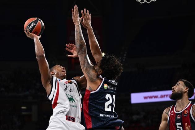 Devon Hall Kosner Baskonia Vitoria-Gasteiz - Armani Olimpia Milano EuroLeague 2026-27 Vitoria-Gasteiz, 02 10 2026 Foto M.Ceretti Ciamillo-Castoria Vitoria-Gasteiz Copyright: xMassimoxCerettix