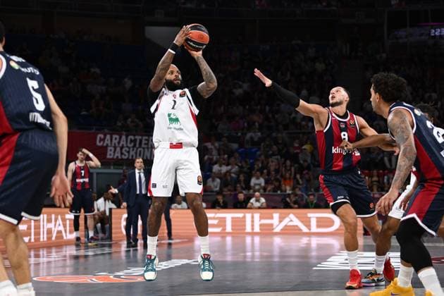 RJ Cole Kosner Baskonia Vitoria-Gasteiz - Armani Olimpia Milano EuroLeague 2026-27 Vitoria-Gasteiz, 02 10 2026 Foto M.Ceretti Ciamillo-Castoria Vitoria-Gasteiz Copyright: xMassimoxCerettix
