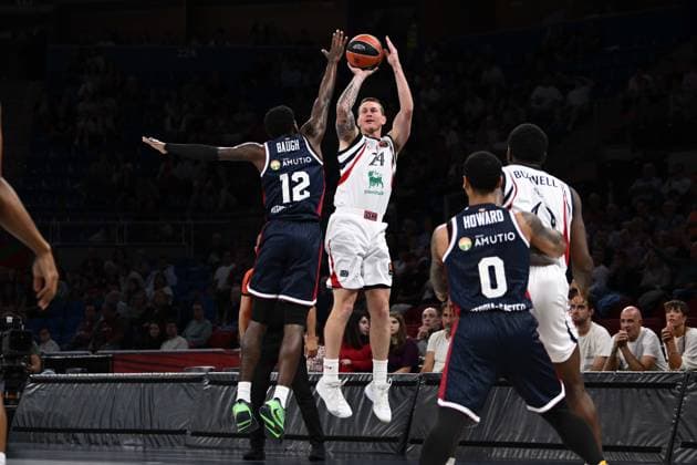 Garrison Mathews Kosner Baskonia Vitoria-Gasteiz - Armani Olimpia Milano EuroLeague 2026-27 Vitoria-Gasteiz, 02 10 2026 Foto M.Ceretti Ciamillo-Castoria Vitoria-Gasteiz  Copyright: xMassimoxCerettix