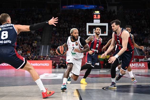 RJ Cole Kosner Baskonia Vitoria-Gasteiz - Armani Olimpia Milano EuroLeague 2026-27 Vitoria-Gasteiz, 02 10 2026 Foto M.Ceretti Ciamillo-Castoria Vitoria-Gasteiz Copyright: xMassimoxCerettix