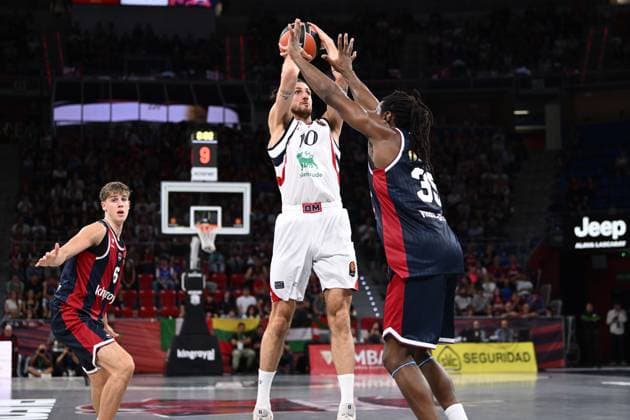 Leandro Bolmaro Kosner Baskonia Vitoria-Gasteiz - Armani Olimpia Milano EuroLeague 2026-27 Vitoria-Gasteiz, 02 10 2026 Foto M.Ceretti Ciamillo-Castoria Vitoria-Gasteiz Copyright: xMassimoxCerettix