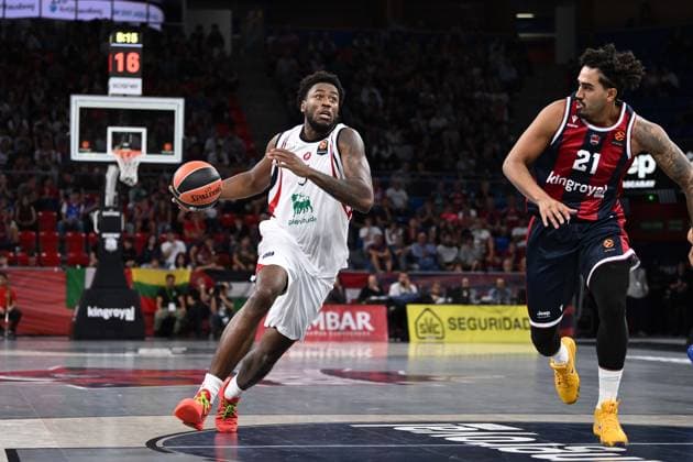 Moses Wright Kosner Baskonia Vitoria-Gasteiz - Armani Olimpia Milano EuroLeague 2026-27 Vitoria-Gasteiz, 02 10 2026 Foto M.Ceretti Ciamillo-Castoria Vitoria-Gasteiz Copyright: xMassimoxCerettix