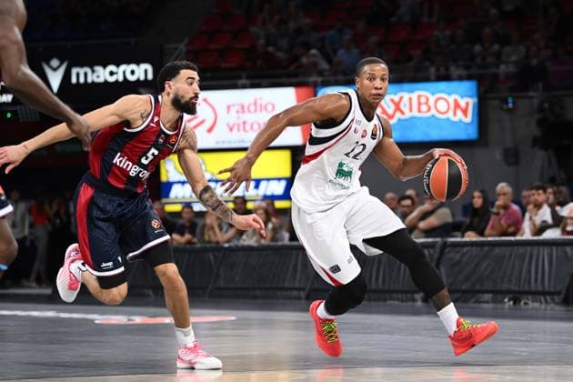 Devon Hall Kosner Baskonia Vitoria-Gasteiz - Armani Olimpia Milano EuroLeague 2026-27 Vitoria-Gasteiz, 02 10 2026 Foto M.Ceretti Ciamillo-Castoria Vitoria-Gasteiz Copyright: xMassimoxCerettix