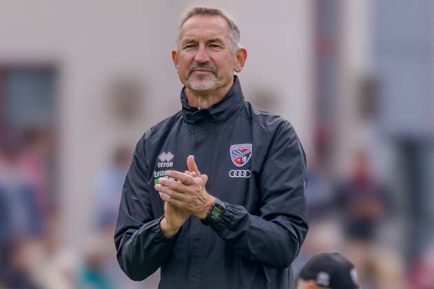 Nuremberg, Germany, October 2, 2026; Friendly Match 2026–2027: 1. FC Nuremberg vs. FC Ingolstadt 04; Pictured: Coach Achim Beierlorzer; FCI; Valznerweiher Sports Park; Bavaria Copyright: xFotostandx xSchäferx