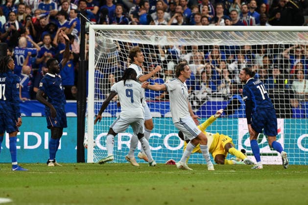 IPA89232466 - Moise Kean (Italy) had a goal disallowed during the France vs. Italy UEFA Nations League soccer match in Paris, France, on October 2, 2026  Copyright: xPasqualexGolia IPAxSportx xx IPA89232466