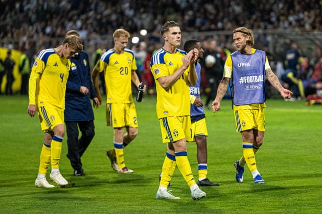 261002 Viktor Gyökeres of Sweden looks dejected after the Nations League soccer match between Bosnia and Herzegovina and Sweden on October 2, 2026 in Zenica. Photo by Ludvig Thunman, BILDBYRAN, code LT LT0823, soccer, football, fotball, Nations League, UEFA Nations League, Bosnia and Herzegovina, Sweden, Sweden A, BBENG, depp  Copyright: LUDVIGxTHUNMAN BB261002LT199
