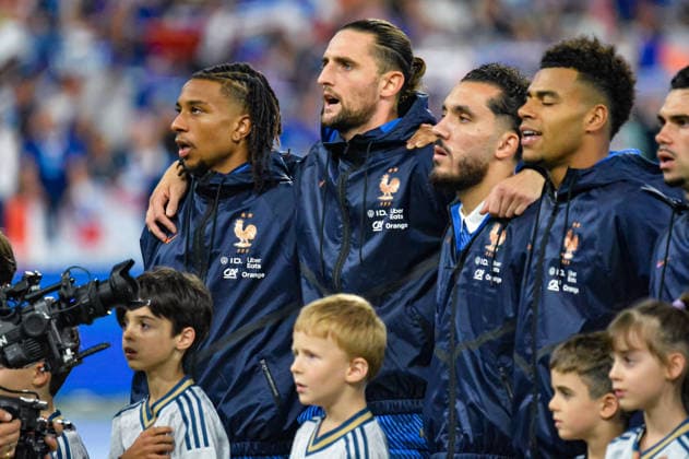 FOOTBALL : France vs Italie - Ligue des Nations - 3e Journà e - 02 10 2026 Adrien Rabiot (France) Michael Olise (France) Saint DenisFrance Copyright: xBaptistexAutissierx