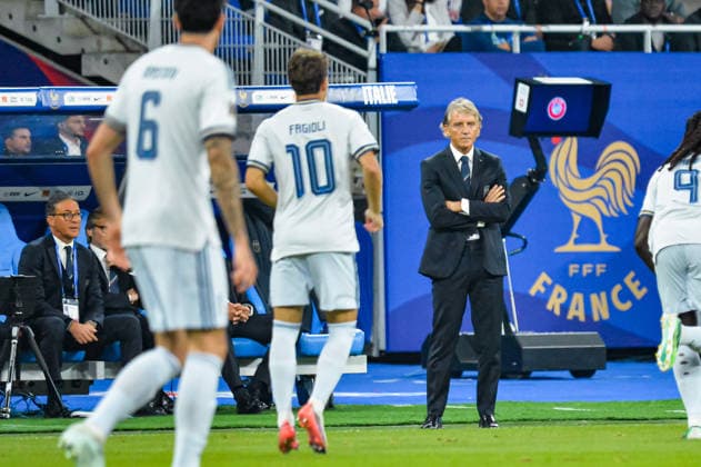 FOOTBALL : France vs Italie - Ligue des Nations - 3e Journà e - 02 10 2026 Roberto Mancini (Italie) Saint DenisFrance Copyright: xBaptistexAutissierx