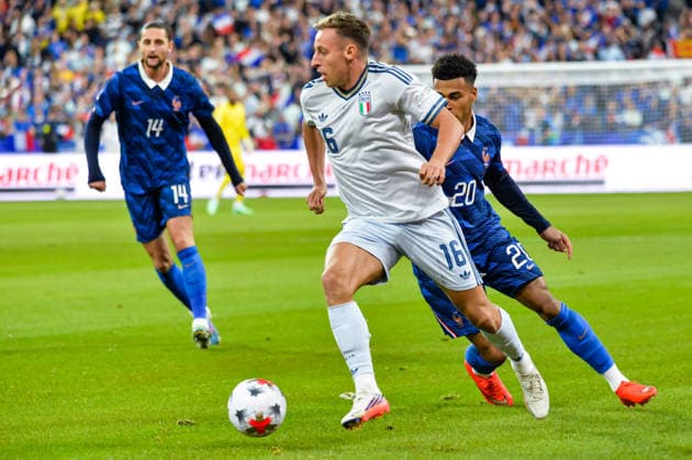 FOOTBALL : France vs Italie - Ligue des Nations - 3e Journà e - 02 10 2026 Davide Frattesi (Italie) Saint DenisFrance Copyright: xBaptistexAutissierx