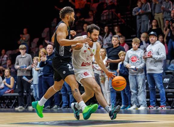 October 2, 2026 Basketball Season 2026–2027 2nd Bundesliga Pro A Matchday 2 Nuremberg Falcons Basketball Club NBC EPG Baskets Koblenz Sports Photo Zink DaMa xdaxmax Badu Buck 2, EPG Guardians Koblenz Tim Köpple Koepple 5, Nuremberg Falcons BC NBC
