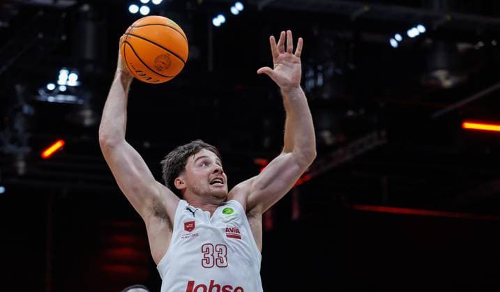 October 2, 2026 Basketball Season 2026–2027 2nd Bundesliga Pro A Matchday 2 Nuremberg Falcons Basketball Club (NBC) vs. EPG Baskets Koblenz Sports Photo by Zink DaMa xdaxmax Nate Heise 33, Nuremberg Falcons BC (NBC)