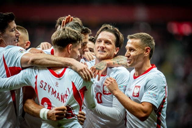 2026.10.02 Warszawa Pilka nozna, UEFA, Liga Narodow, stadion PGE Narodowy, Polska - Rumunia N z gol radosc bramka goal Jan Bednarek Piotr Zielinski Foto Mateusz Porzucek PressFocus 2026.10.02 Warszawa UEFA Nations League Group Stage, Poland - Romania Polska - Rumunia gol radosc bramka goal Jan Bednarek Piotr Zielinski Credit: Mateusz Porzucek PressFocus NEWSPIX.PL --- newspix.pl POLAND OUT! 