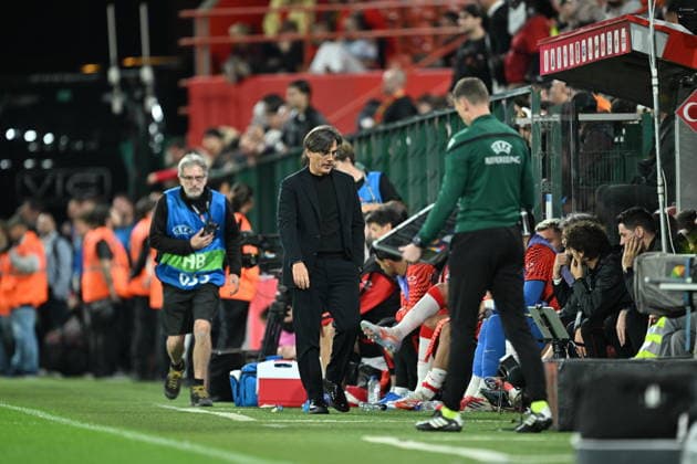 Belgium v Turkiye - UEFA Nations League LIEGE, BELGIUM - OCTOBER 02: Head coach of Turkiye, Vincenzo Montella follows the UEFA Nations League A match between Belgium and Turkiye at Maurice Dufrasne Stadium in Liege, Belgium on October 02, 2026. Mustafa Yalcin Anadolu Liege Belgium. Editorial use only. Please get in touch for any other usage. Copyright: x2026xAnadoluxMustafaxYalcinx