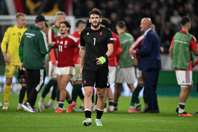 IPA89234167 - Khvicha Kvaratskhelia (Georgia) during the Nations League, Matchday 3, League B Group B2, between Hungary and Georgia, on October 2, 2026, at the Puskás Arena in Budapest, Hungary  Copyright: xVincenzoxOrlando IPAxSportx xx IPA89234167