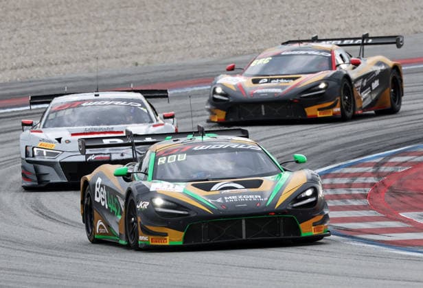 GT World Challenge Europe powered by AWS Barcelona 2026 Arthur Rougier, of CSA Racing, drives a McLaren 720S GT3 EVO during free practice 1 of the GT World Challenge Europe powered by AWS 2026, at Barcelona-Catalunya Circuit, in Barcelona, Spain, on October 2, 2026. Barcelona Barcelona Spain Copyright: xUrbanandsportx originalFilename:valls-gtworldc261102_nprQQ