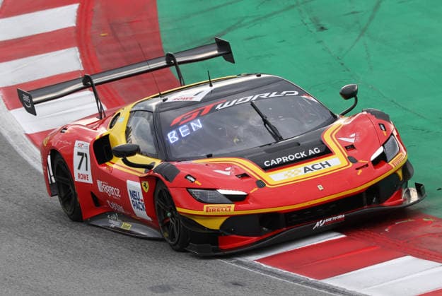 GT World Challenge Europe powered by AWS Barcelona 2026 Carl Bennett, of AF Corse, drives a Ferrari 296 GT3 EVO during free practice 1 of the GT World Challenge Europe powered by AWS 2026 at the Barcelona-Catalunya Circuit in Barcelona, Spain, on October 2, 2026. Barcelona Barcelona Spain Copyright: xUrbanandsportx originalFilename:valls-gtworldc261102_npVbt