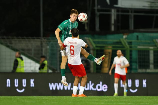 6 Bjarne Pfundheller, VfB Lübeck, 6 Bamo Karim Eimsbütteler TV Men s Soccer I Regionalliga Nord I 2026–2027 Season I Matchday 12 I VfB Lübeck vs. Eimsbütteler TV I October 2, 2026 I Stadion an der Lohmühle