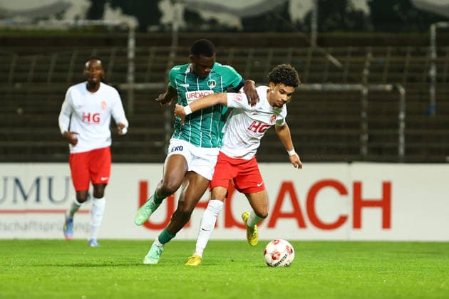 37 Joel Amadi, VfB Lübeck, 17 David Bilal Achamou Damala Eimsbütteler TV Men’s Soccer I Regionalliga Nord I 2026–2027 Season I Matchday 12 I VfB Lübeck vs. Eimsbütteler TV I October 2, 2026 I Stadion an der Lohmühle