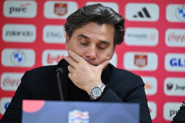 Belgium v Turkiye: UEFA Nations League LIEGE, BELGIUM - OCTOBER 2: Head coach of Turkiye Vincenzo Montella speaks following the UEFA Nations League A Group 1 match between Belgium and Turkiye at Maurice Dufrasne Stadium in Liege, Belgium on October 2, 2026. Mustafa Yalcin Anadolu Liege Belgium. Editorial use only. Please get in touch for any other usage. Copyright: x2026xAnadoluxMustafaxYalcinx
