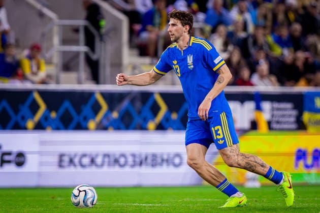 UKRAINE - NORTHERN IRELAND Illia Zabarnyi of Ukraine and Paris Saint Germain during UEFA Nations League - League B - Group B2 - Matchday 3 - football match between Ukraine and Northern Ireland. Anton Malatinsky Stadium, City Arena, Trnava, Slovakia, October 02, 2026. Photo by Branislav Racko Copyright: xx 080A0080