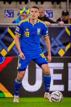 UKRAINE - NORTHERN IRELAND Oleh Ocheretko of Ukraine and Shakhtar Donetsk on the ball during UEFA Nations League - League B - Group B2 - Matchday 3 - football match between Ukraine and Northern Ireland. Anton Malatinsky Stadium, City Arena, Trnava, Slovakia, October 02, 2026. Photo by Branislav Racko Copyright: xx 080A9686