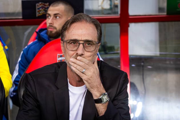 UKRAINE - NORTHERN IRELAND Head coach of Ukraine Andrea Maldera during UEFA Nations League - League B - Group B2 - Matchday 3 - football match between Ukraine and Northern Ireland. Anton Malatinsky Stadium, City Arena, Trnava, Slovakia, October 02, 2026. Photo by Branislav Racko Copyright: xx _BRR0356