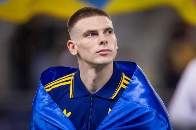 UKRAINE - NORTHERN IRELAND Oleh Ocheretko of Ukraine and Shakhtar Donetsk during UEFA Nations League - League B - Group B2 - Matchday 3 - football match between Ukraine and Northern Ireland. Anton Malatinsky Stadium, City Arena, Trnava, Slovakia, October 02, 2026. Photo by Branislav Racko Copyright: xx 080A8483
