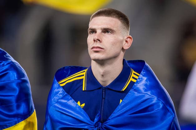 UKRAINE - NORTHERN IRELAND Oleh Ocheretko of Ukraine and Shakhtar Donetsk during UEFA Nations League - League B - Group B2 - Matchday 3 - football match between Ukraine and Northern Ireland. Anton Malatinsky Stadium, City Arena, Trnava, Slovakia, October 02, 2026. Photo by Branislav Racko Copyright: xx 080A8521