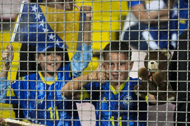 Bosnia and Herzegovina v Sweden - UEFA Nations League ZENICA, BOSNIA AND HERZEGOVINA - OCTOBER 02: Fans gather to sduring the UEFA Nations League Group B4 soccer match between Bosnia and Herzegovina and Sweden at the Kamberovica polje Stadium (Bilino Polje Stadium) in Zenica, Bosnia and Herzegovina on October 02, 2026. Samir Jordamovic Anadolu Sarajevo Bosnia and Herzegovina. Editorial use only. Please get in touch for any other usage. Copyright: x2026xAnadoluxSamirxJordamovicx