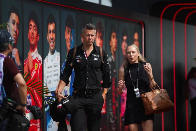 F1 - BAHRAIN GRAND PRIX IN MALAYSIA 2026 BUDKOWSKI Marcin (pol), Team Principal of Cadillac Cadillac F1 Team, BUSCOMBE Ruth, F1 TV presenter, portrait during the 2026 Formula 1 Bahrain Grand Prix in Malaysia, 16th round of the 2026 Formula One World Championship, WM, Weltmeisterschaft from October 2 to 4, 2026 on the Sepang International Circuit, in Sepang, Malaysia - SepangMalaysia Copyright: xANTONINxVINCENTx