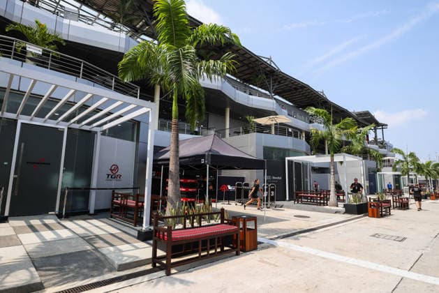 F1 - BAHRAIN GRAND PRIX IN MALAYSIA 2026 Bahrain furnitures in the paddock during the 2026 Formula 1 Bahrain Grand Prix in Malaysia, 16th round of the 2026 Formula One World Championship, WM, Weltmeisterschaft from October 2 to 4, 2026 on the Sepang International Circuit, in Sepang, Malaysia - SepangMalaysia Copyright: xANTONINxVINCENTx