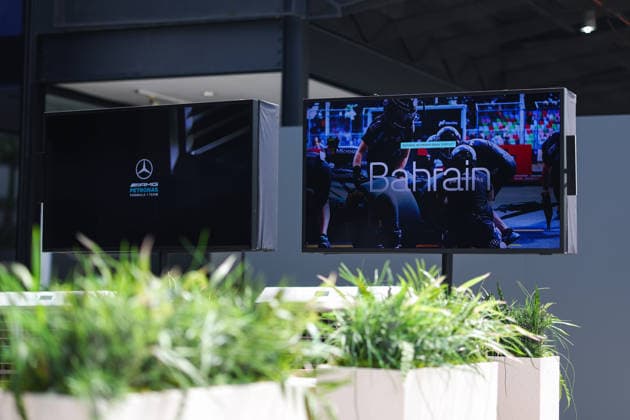 F1 - BAHRAIN GRAND PRIX IN MALAYSIA 2026 illustration Mercedes AMG F1 Team hospitality during the 2026 Formula 1 Bahrain Grand Prix in Malaysia, 16th round of the 2026 Formula One World Championship, WM, Weltmeisterschaft from October 2 to 4, 2026 on the Sepang International Circuit, in Sepang, Malaysia - SepangMalaysia Copyright: xANTONINxVINCENTx