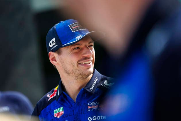 3rd October 2026; Sepang IC, Kuala Lumpur, Malaysia; Formula 1, Bahrain Grand Prix, Qualifying Day; Max Verstappen (3) of Netherlands and Oracle Red Bull Racing arriving StephenxBlackberry